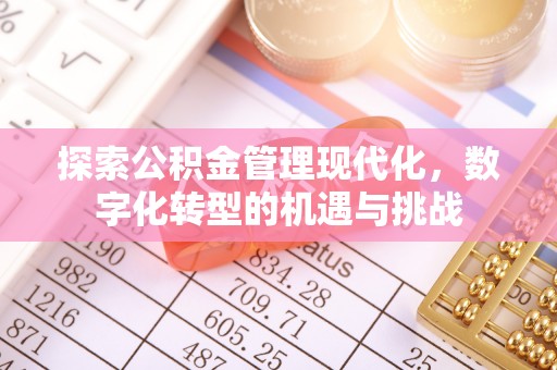 西林探索公积金管理现代化，数字化转型的机遇与挑战