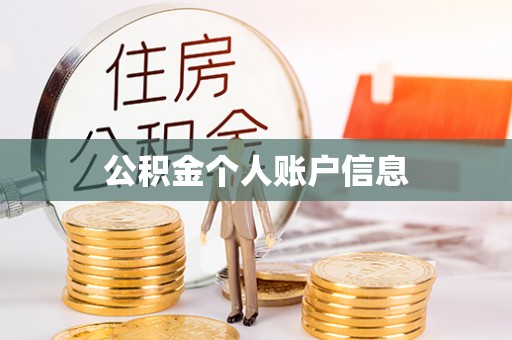 西林公积金个人账户信息