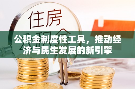 西林公积金制度性工具，推动经济与民生发展的新引擎