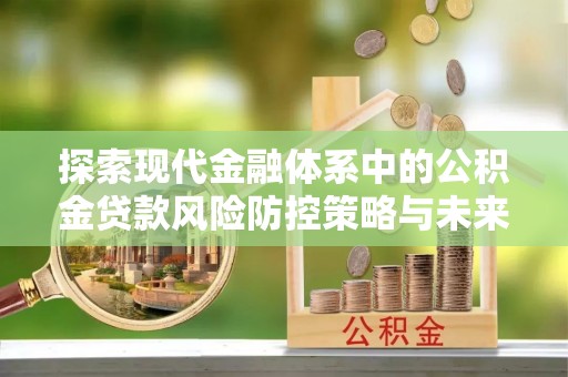 西林探索现代金融体系中的公积金贷款风险防控策略与未来发展趋势