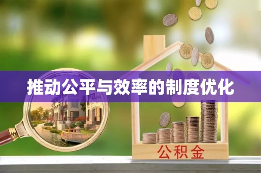西林推动公平与效率的制度优化