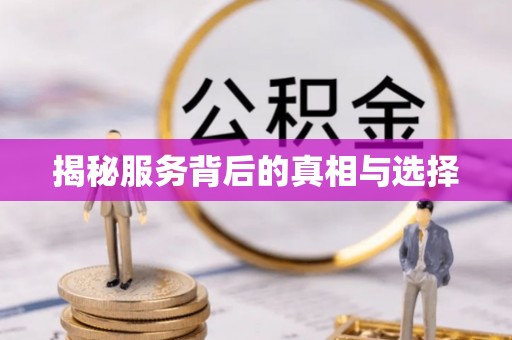 西林揭秘服务背后的真相与选择
