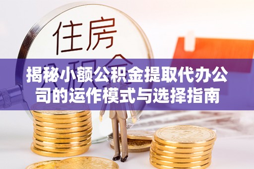 西林揭秘小额公积金提取代办公司的运作模式与选择指南
