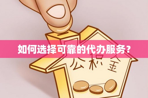 西林如何选择可靠的代办服务？