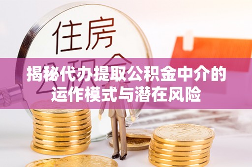 西林揭秘代办提取公积金中介的运作模式与潜在风险
