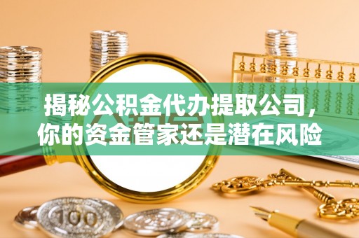 西林揭秘公积金代办提取公司，你的资金管家还是潜在风险？