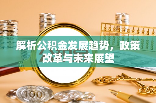 西林解析公积金发展趋势，政策改革与未来展望