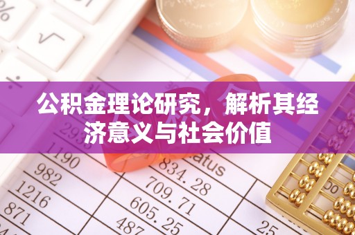西林公积金理论研究，解析其经济意义与社会价值