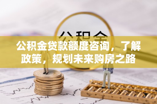 西林公积金贷款额度咨询，了解政策，规划未来购房之路