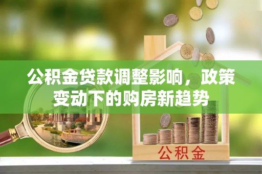 西林公积金贷款调整影响，政策变动下的购房新趋势