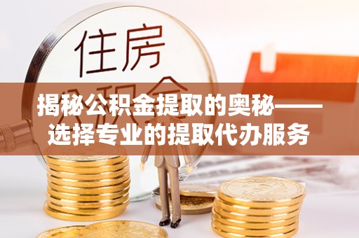 西林揭秘公积金提取的奥秘——选择专业的提取代办服务