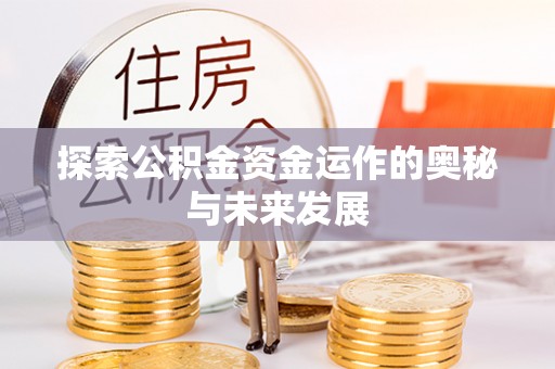 西林探索公积金资金运作的奥秘与未来发展