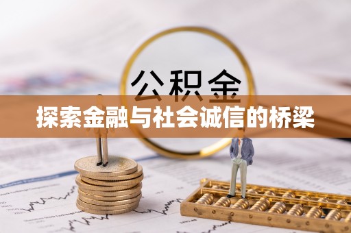 西林探索金融与社会诚信的桥梁