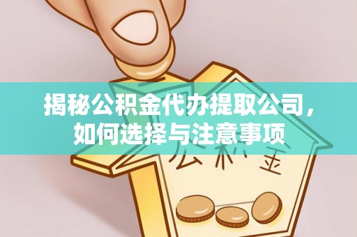 西林揭秘公积金代办提取公司，如何选择与注意事项