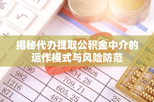 西林揭秘代办提取公积金中介的运作模式与风险防范