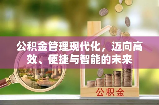 西林公积金管理现代化，迈向高效、便捷与智能的未来