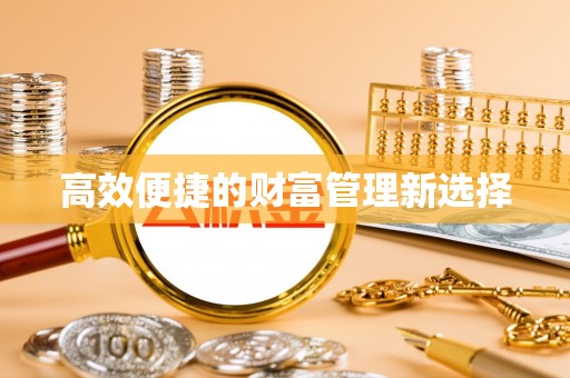 西林高效便捷的财富管理新选择